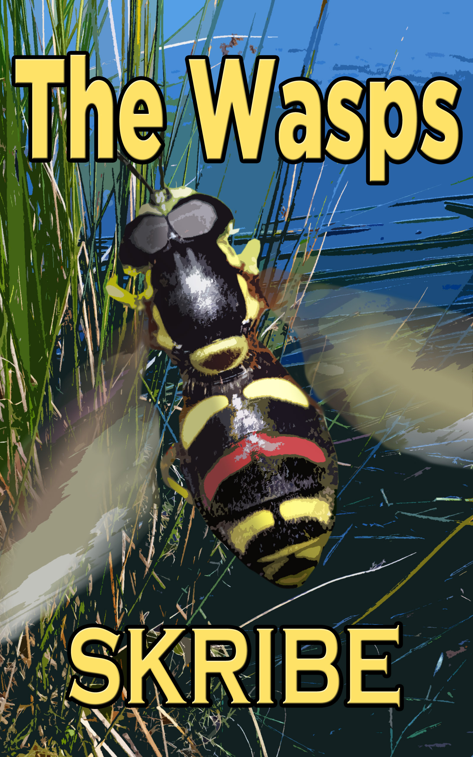 That's a big bloody wasp!