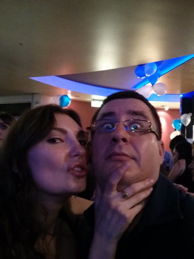 Evie and I