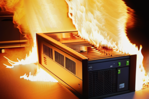 Web server on fire