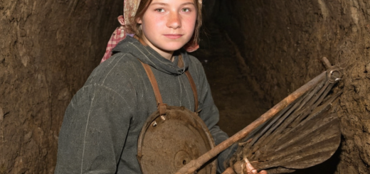 Noemi, a gong farmer, as featured in the Glyphs.