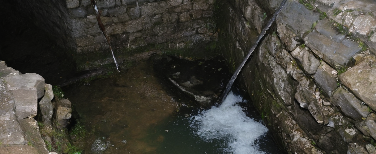 A small reservoir as seen in The Glyphs