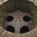 The entrance of the sewers