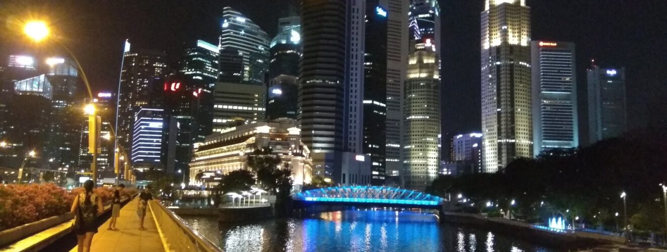 Singapore at night