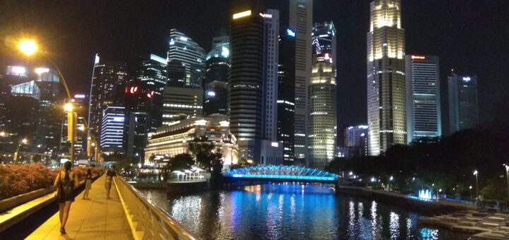 Singapore at night