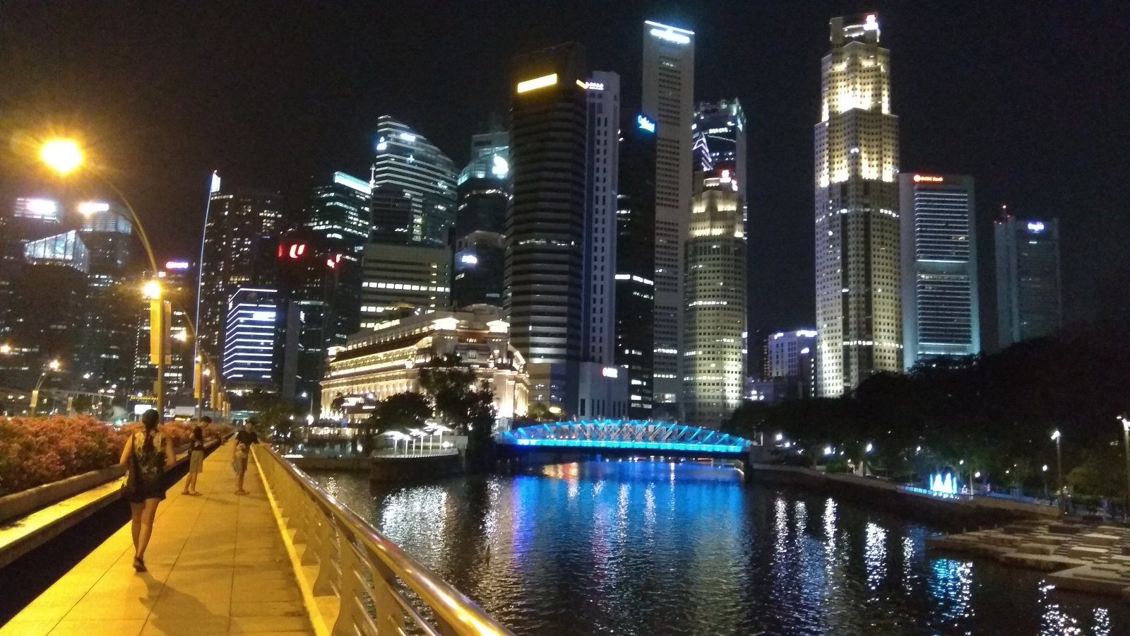 Singapore at night