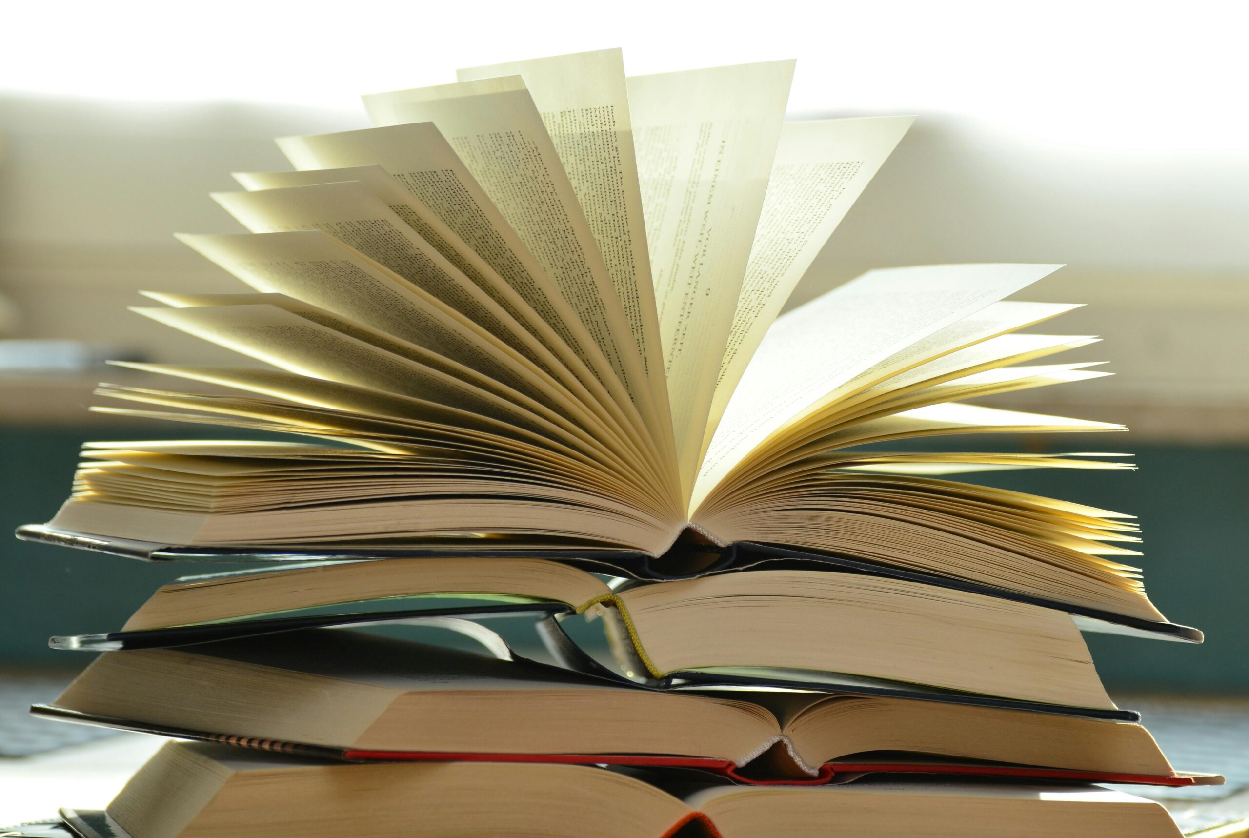 A pile of books. I love reading, but I can't when I'm writing.